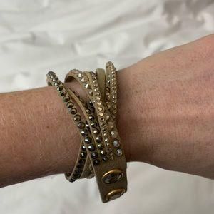 Swarovski wrap bracelet